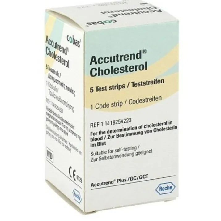 Accutrend CholesterolRoche 5 Strisce Reattive