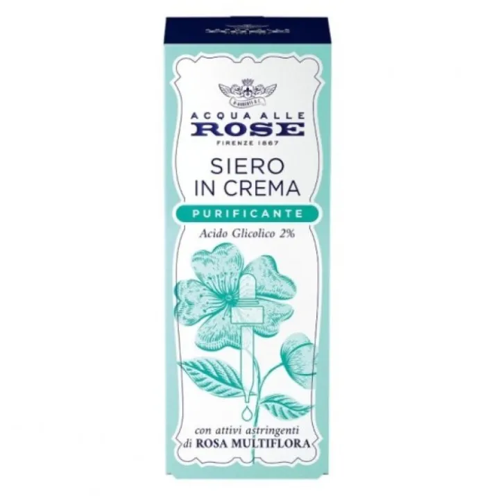 Acqua Alle Rose Siero In Crema Purificante Manetti & Co 30ml