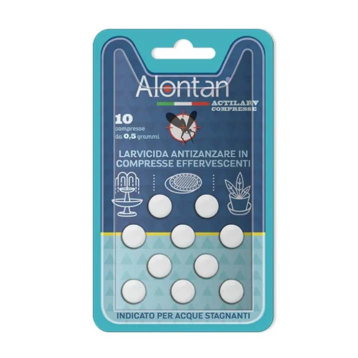 Actilarv Alontan Pietrasanta Pharma 10 Compresse Da 0,5g
