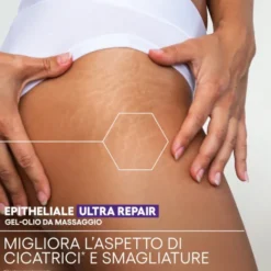 A-Derma Epitheliale Ultra Repair Gel-olio da massaggio, cicatrici e smagliature, 40ml