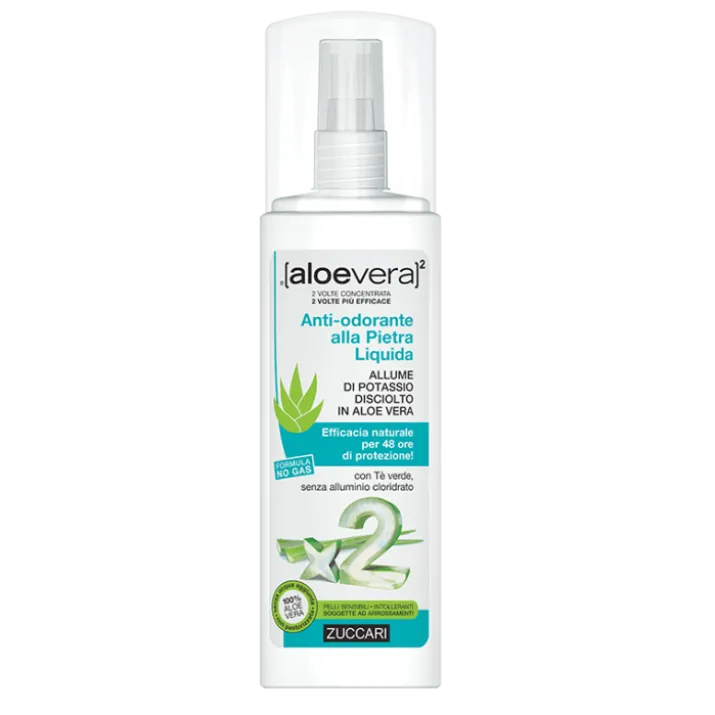 AloeVera2 Anti-Odorante Alla Pietra Liquida 48h Zuccari 100ml