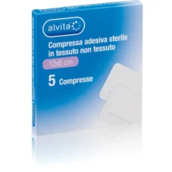 Alvita Compressa Adesiva Sterile Dimenzioni 10x6cm