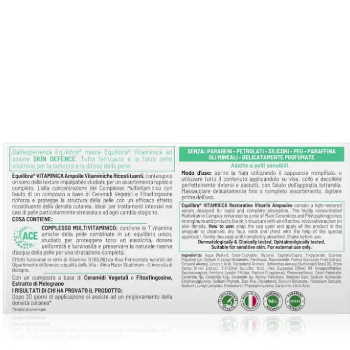 Ampolle Vitaminiche Ricostituenti Vitaminica Equilibra 7 Fiale