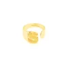 Anello Lettera S Oro Strass Linea ABC MyLovly