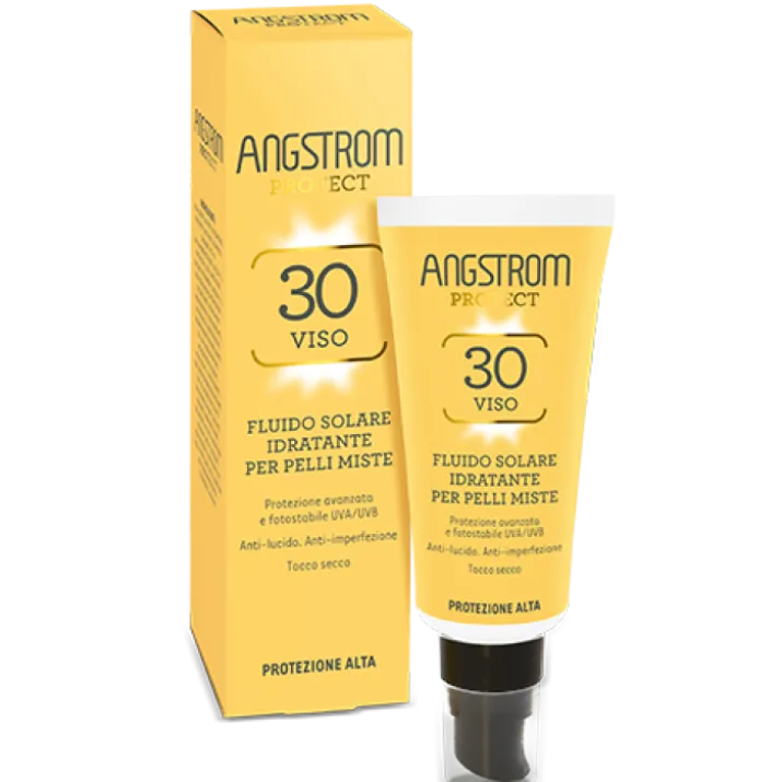Angstrom Protect Fluido Solare Idratante Viso SPF 30 40ml