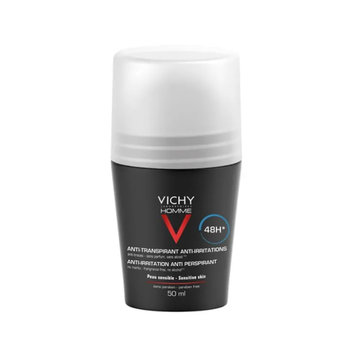 Anti-Transpirant Anti-Irritations 48H Vichy Homme 50ml