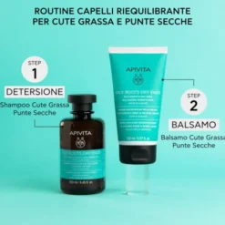Apivita Balsamo Equilibrante Per Radici Oleose E Punte Secche Con Ortica E Propoli 150ml