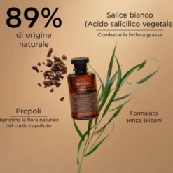 Apivita Oily Dandruff Shampoo With White Willow And Propolis 250ml