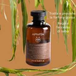 Apivita Oily Dandruff Shampoo With White Willow And Propolis 250ml