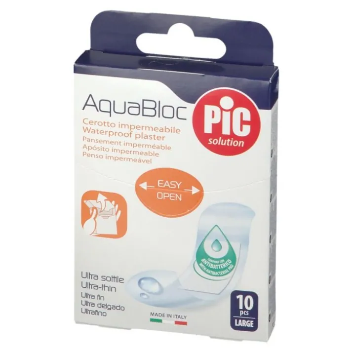 Aquabloc Cerotto Impermeabile Large PIC 10 Pezzi