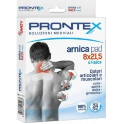 Arnica Pad 8x21,5cm Prontex 6 Pezzi
