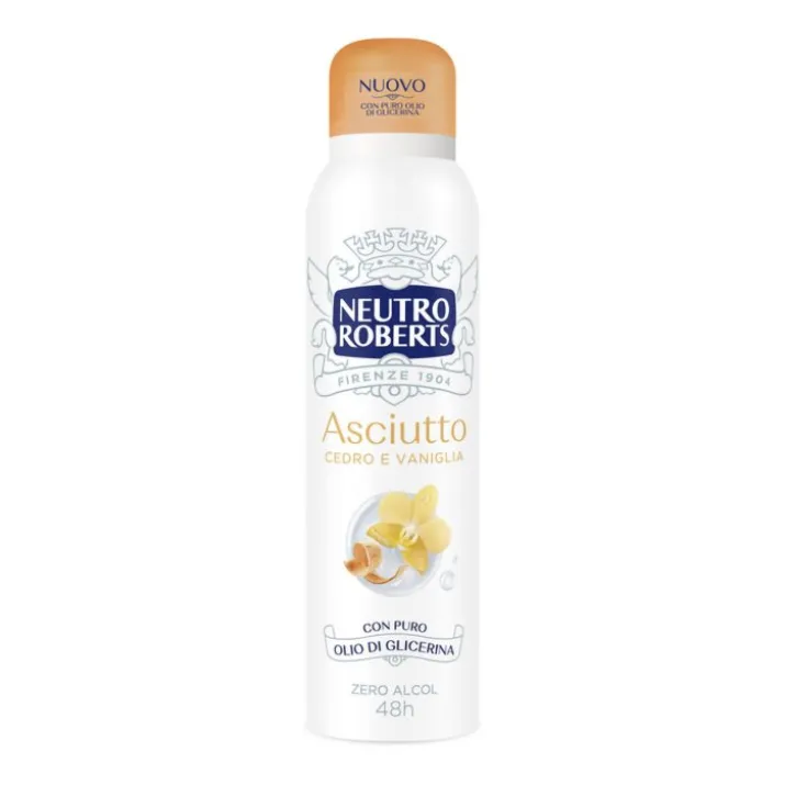 Asciutto Cedro E Vaniglia Neutro Roberts 150ml