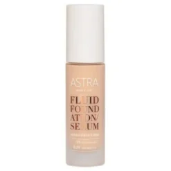 Astra Make-Up Fluid Foundation Serum 04, Fondotinta Siero Idratante 19 ml
