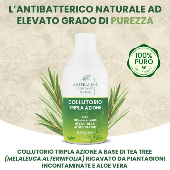 Australian Company Tea Tree Collutorio, 400 ml