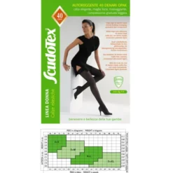 Autoreggente 40 ScudoTex Nero Taglia 4