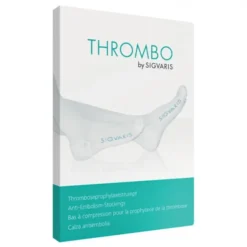 Autoreggente Thrombo Tg.M Corto P.Aperta Bianco Sigvaris