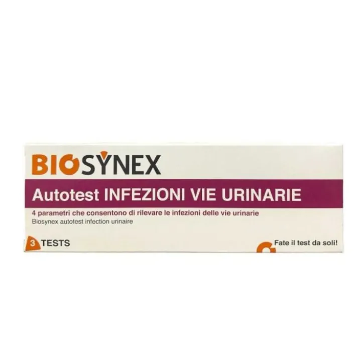Autotest Infezioni Vie Urinarie BioSynex 3 Tests