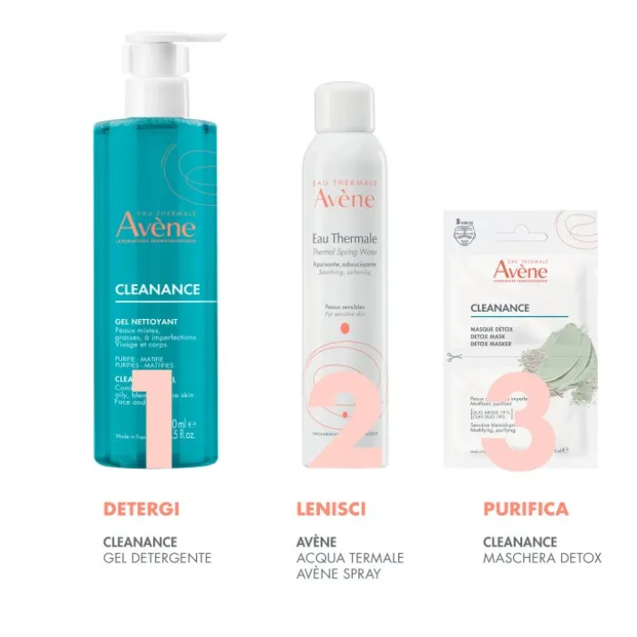 Avène Cleanance Maschera Detox 2x6ml