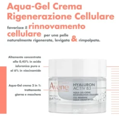 Avène Hyaluron Activ B3 Aqua Gel-Crema rigenerazione cellulare - ANTI-ETA 50 ml