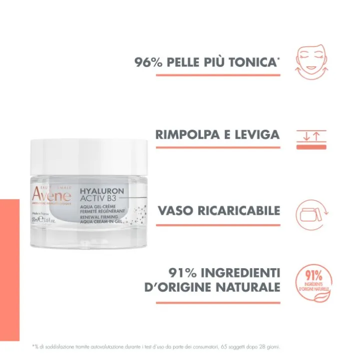 Avène Hyaluron Activ B3 Aqua Gel-Crema rigenerazione cellulare - ANTI-ETA 50 ml