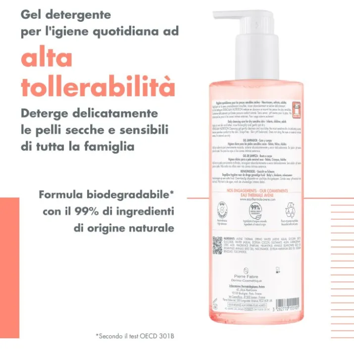 Avène XeraCalm Nutrition Gel Detergente 750ml
