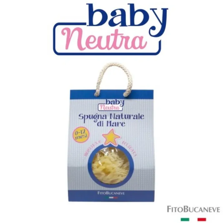 Baby Neutra Spugna Naturale Di Mare Fitobucaneve