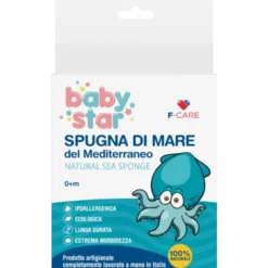 Baby Star Spugna Di Mare Del Mediterraneo 1 Pezzo