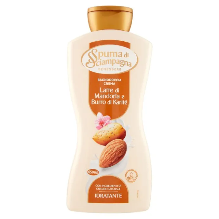 Bagnodoccia Crema Mandorla Spuma Di Sciampagna 650ml