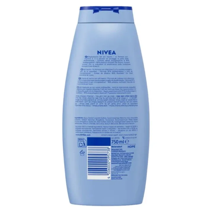 Bagnodoccia Creme Smooth NIVEA 750ml