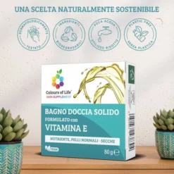 Bagno Doccia Solido Vitamina E Colours Of Live Skin Supplement 80g