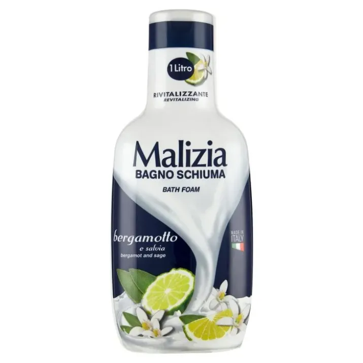 Bagno Schiuma Bergamotto E Salvia Malizia 1L