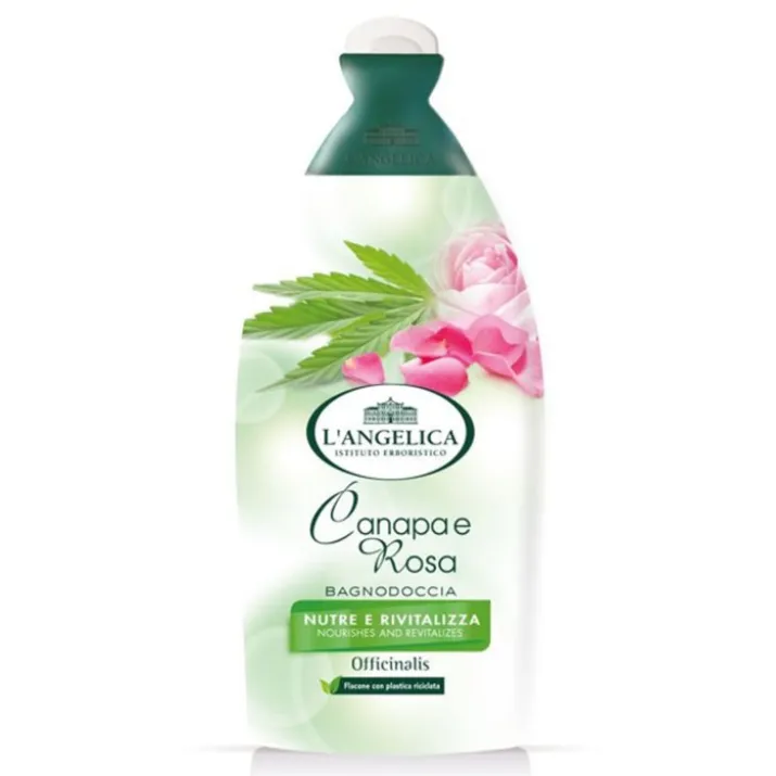 Bagnoschiuma Canapa & Rosa L'Angelica 500ml