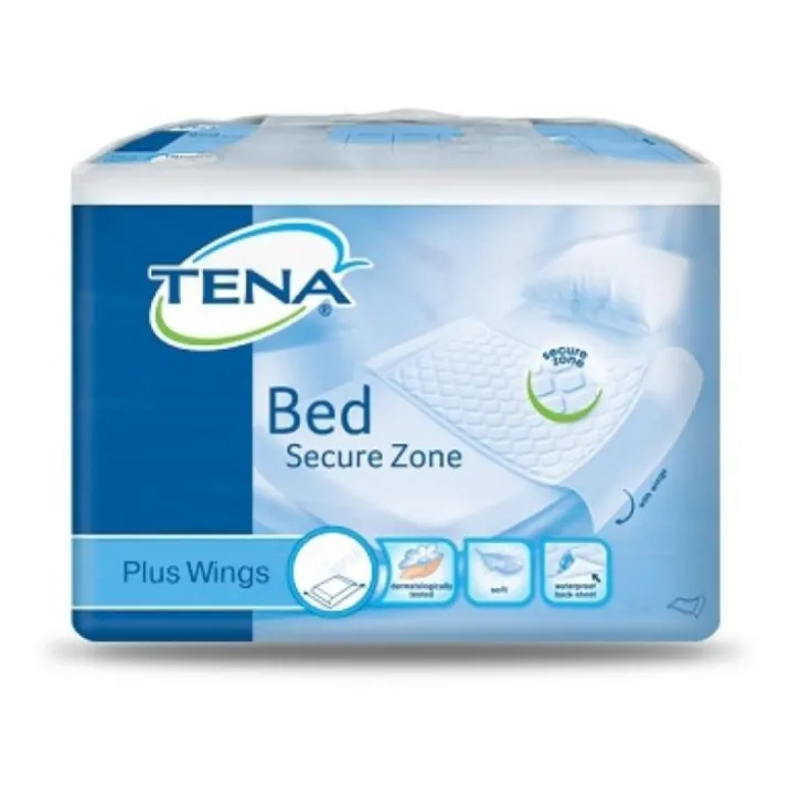 Bed Secure Zone Plus Wings 80x180 Tena 20 Pezzi