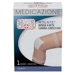 Benda Silvercross Retelastic Gamba/ginocchio Calibro 5
