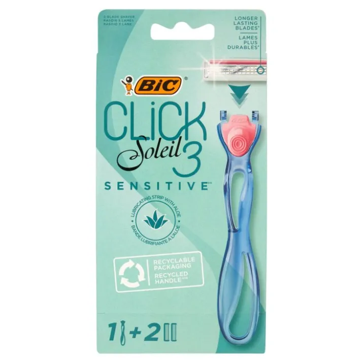 BIC CLICK SOLEIL 3 SENS RASOIO+2RI