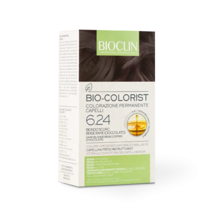 Bio-Colorist 6.24 Biondo Scuro Beige Rame Bioclin