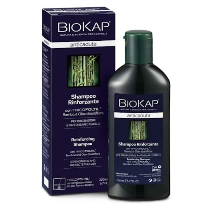 Biokap Shampoo Rinforzante Anticaduta con Tricobiotic 200 ml