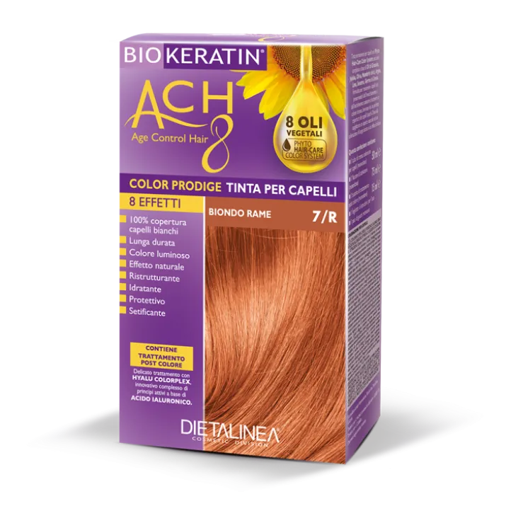 Biokeratin ACH8 Color Prodige Dietalinea 7/R Biondo Rame