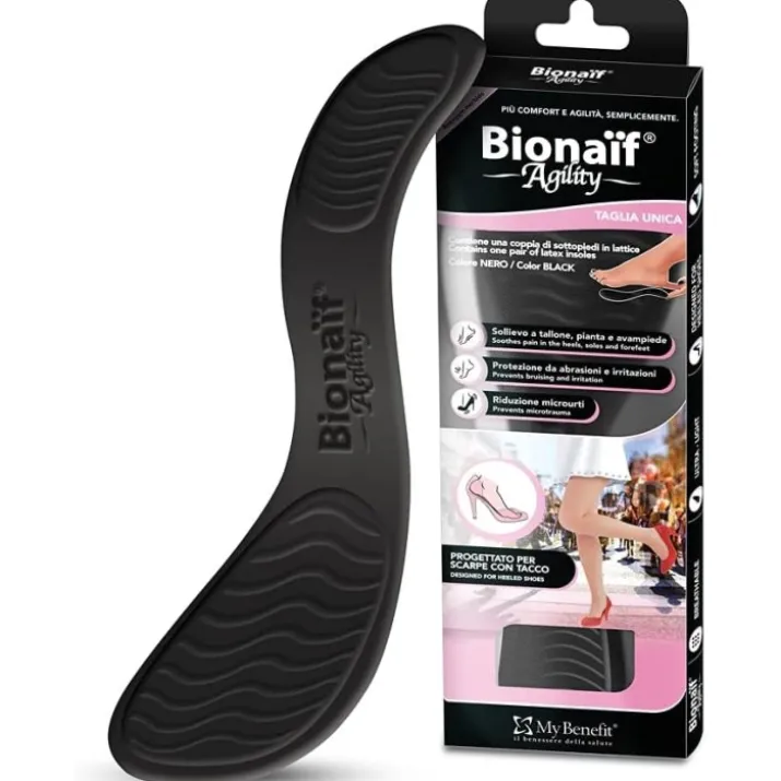 Bionaif® Agility Sottopiede Nero 2 Pezzi