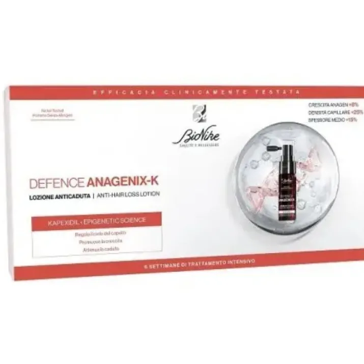 BioNike Defence Anagenix-K Lozione Anticaduta Trattamento Intensivo