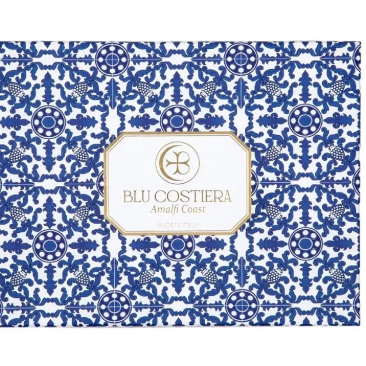 Blu Gift Box 3 Saponette Blu Costiera