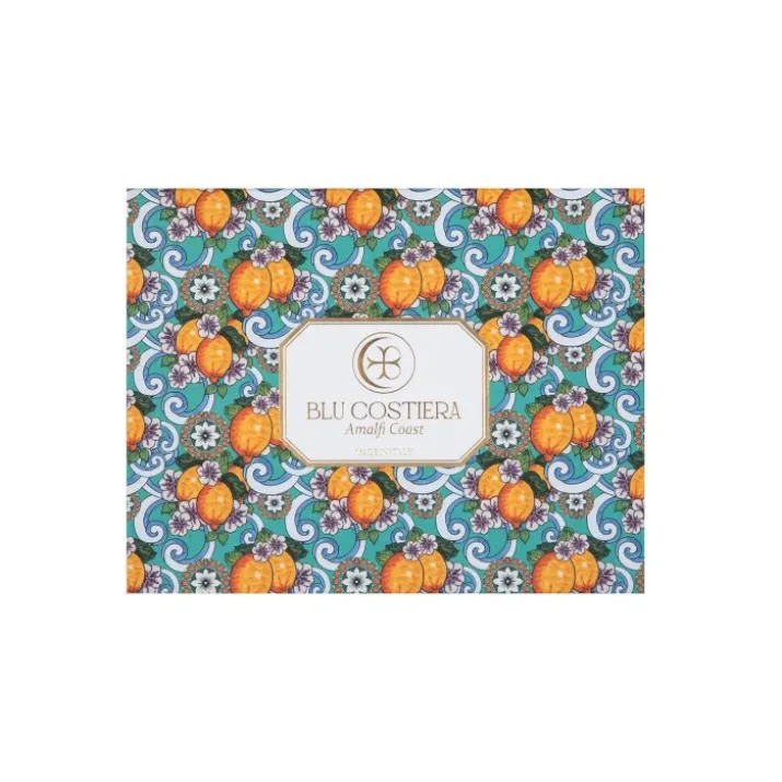 Blu Gift Box 3 Saponette Blu Costiera