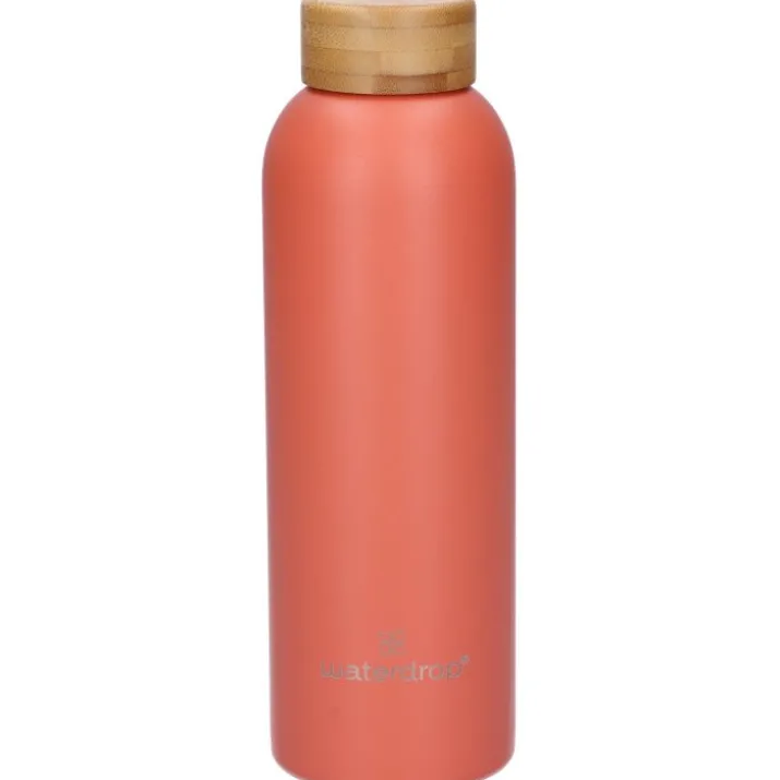 Bottiglia In Acciaio Midtone Arancione Matt 600ml Waterdrop®