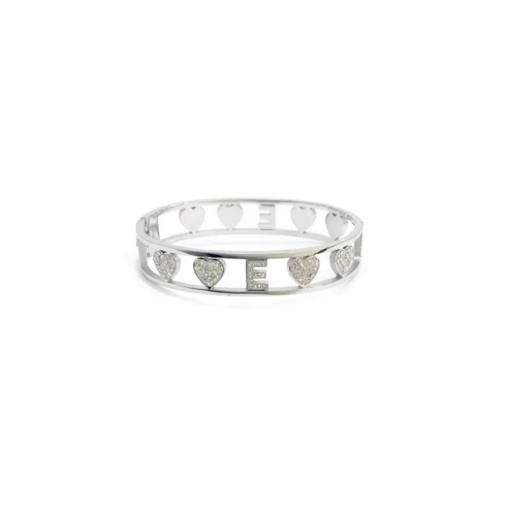 Bracciale Lettera E Rigido Argento Linea ABC MyLovly