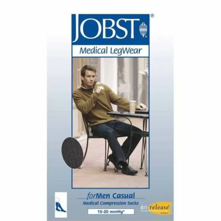 Bsn Jobst For Men Gambaletto Nero Taglia L