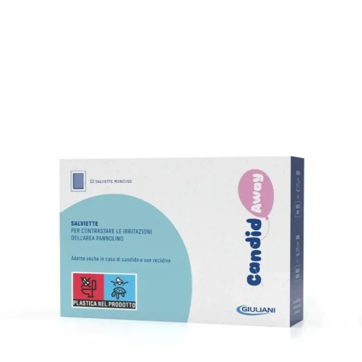 candidAway Salviette Detergenti 10 Pezzi