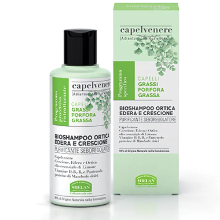 Capelvenere Bioshampoo Ortica Edera E Crescione Helan 200ml