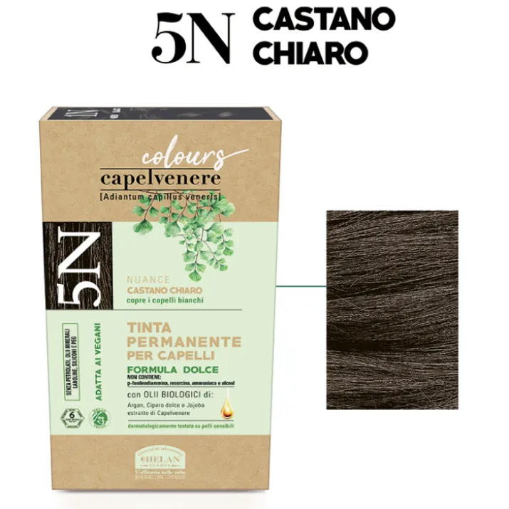 Capelvenere Colours Tinta Capelli 5N Castano Chiaro Helan