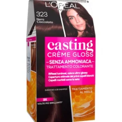 Casting Crème Gloss Trattamento Colorante 323 Nero Cioccolato L'Oréal 1 Kit