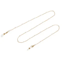 Catenina Portaocchiali Perle/Oro Contacta® 1 Pezzo